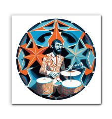 Percussive Power Wrapped Canvas