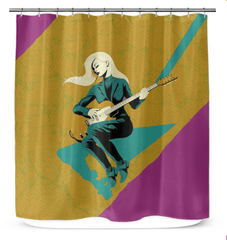 Artful Runway Reflections Shower Curtain - Beyond T-shirts