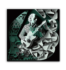 Folk Harmony Wrapped Canvas