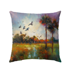 Coastal Sunrise Outdoor Pillow