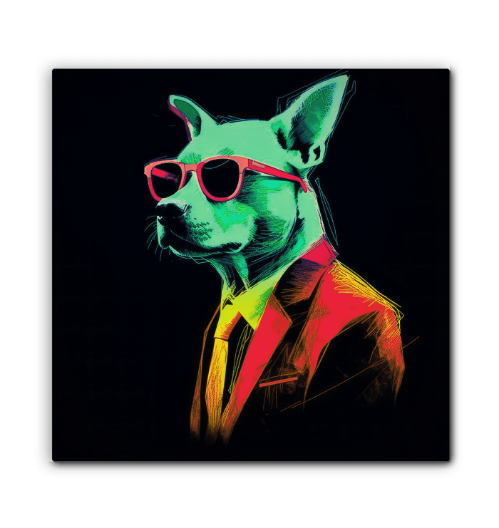Loyal Companion Canvas Art - Beyond T-shirts
