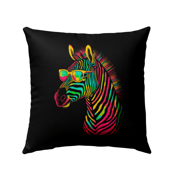 Zebra Harmony Outdoor Pillow - Beyond T-shirts