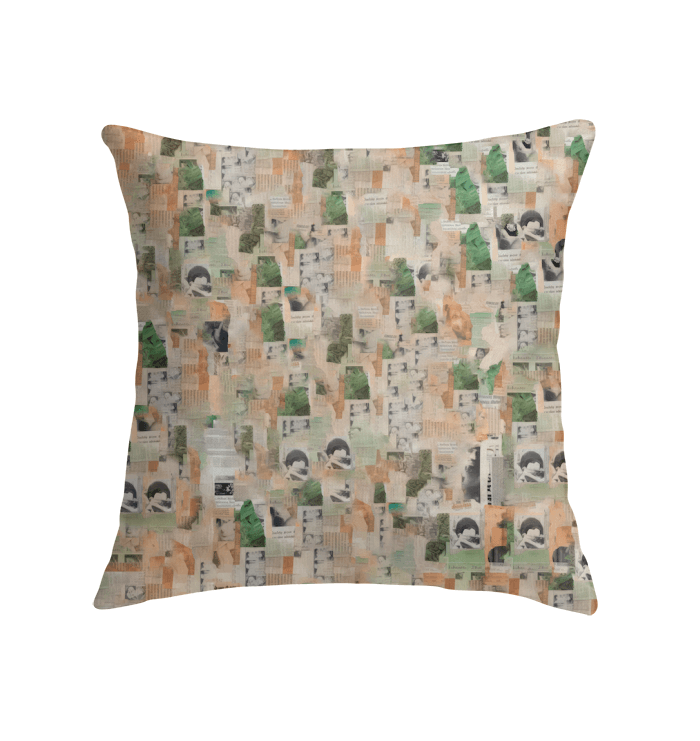 Harmonious Tunes Throw Pillow - Beyond T-shirts