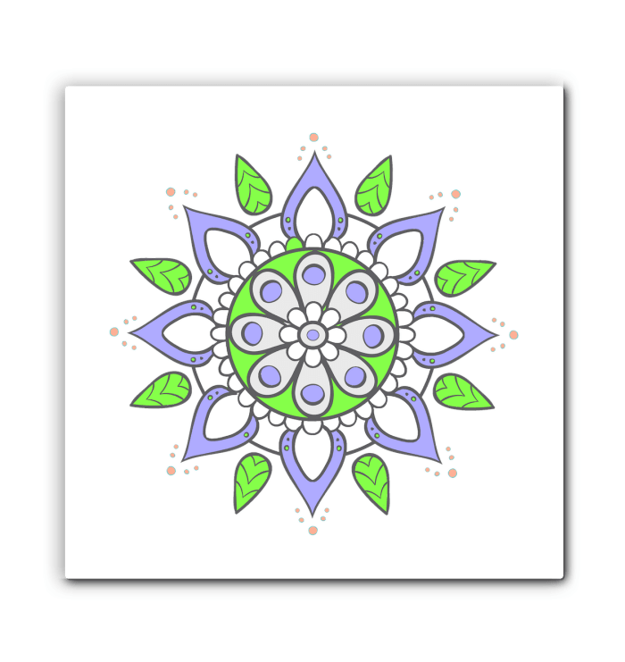 Mandala Harmony Ceramic Tile - Beyond T-shirts