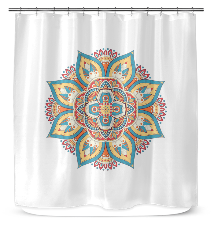 Celestial Mandala Space Shower Drapes - Beyond T-shirts