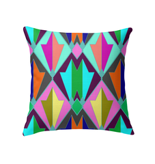Close-up of Whispering Vines Pillow's elegant vine design