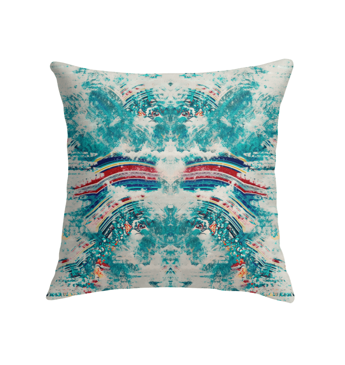 Beachside Serenity Indoor Pillow Find Calm By The Coast - Beyond T-shirts