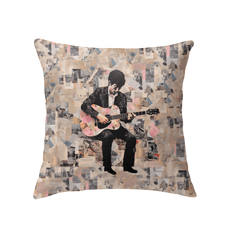 Melodic Comfort Throw Pillow - Beyond T-shirts