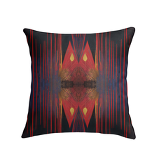 Modern geometric elegance indoor throw pillow.