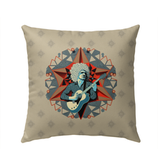 Blues Backyard Outdoor Pillow