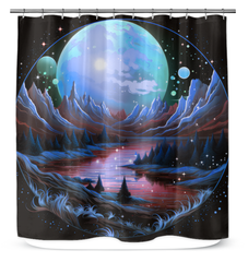 Tranquil Treetop Tranquility Forest Curtain
