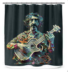 R&B Rhythm Shower Curtain