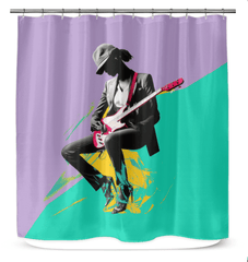 Fashion Forward Elegance Shower Curtain - Beyond T-shirts