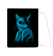 Elegant Feline Silhouette Laundry Bag - Beyond T-shirts