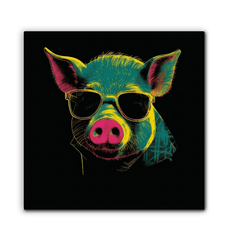 Cheerful Barnyard Friend Canvas - Beyond T-shirts