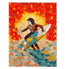 Surf's Up Sherpa Blanket - Beyond T-shirts