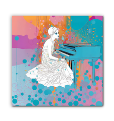High-quality canvas featuring Violet Voyage