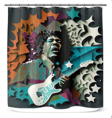 Reggae Rhythms Shower Curtain