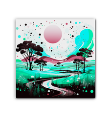 Breathtaking Biome Jungle Landscape Canvas