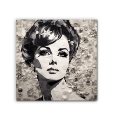 Melodic Masterpiece Wrapped Canvas Harmonic Elegance - Beyond T-shirts