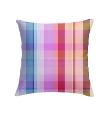 Interior shot featuring the Rainbow Spectrum Indoor Pillow, adding a playful and stylish accent to the room.