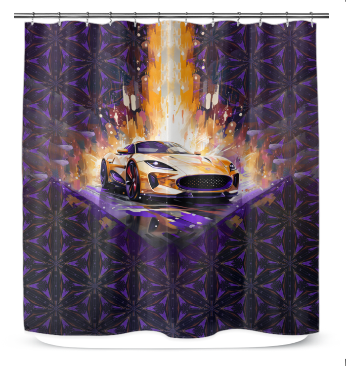 Beach Buggy Shower Curtain