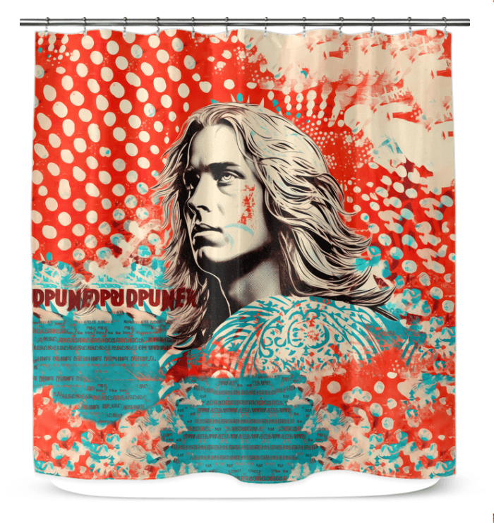 Surfing Reflections Shower Curtain - Beyond T-shirts