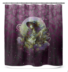 Heartbeat Harmony Shower Curtain