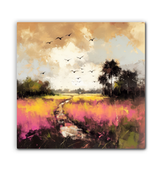 Majestic Snow-Capped Peaks Wrapped Canvas