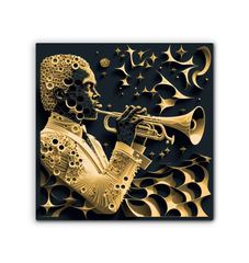 Pitched Peaks Wrapped Canvas