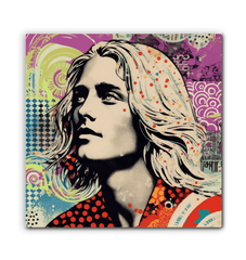 Surfing Elation Canvas Art Print - Beyond T-shirts