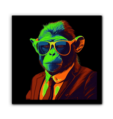 Jungle Joy Monkey Canvas Print - Beyond T-shirts