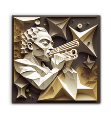 Musical Mandala Magic Wrapped Canvas