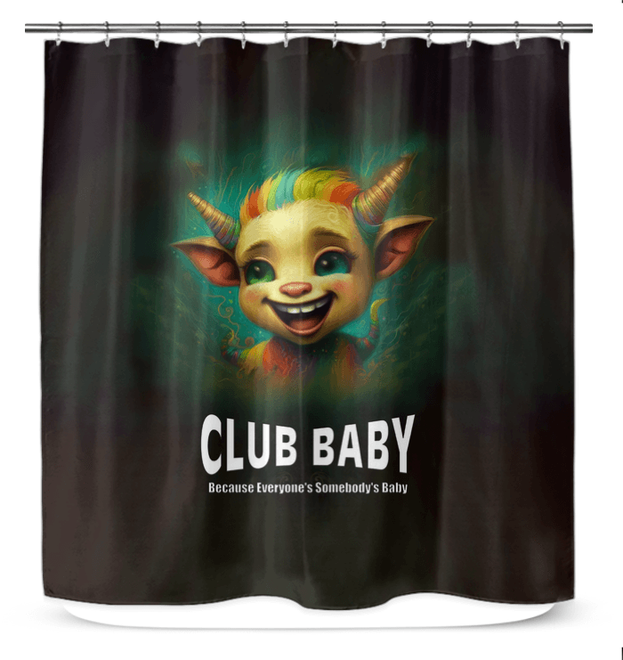 Waterproof CB3-90 Shower Curtain, perfect for any bathroom setup.