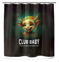 Waterproof CB3-90 Shower Curtain, perfect for any bathroom setup.