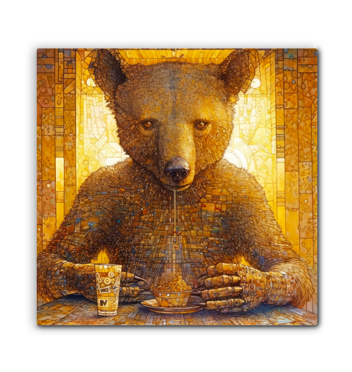 Cozy Bear Wall Decoration