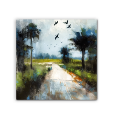 Waterfall Wonder Landscape Wrapped Canvas