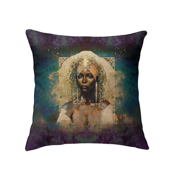 Bohemian Bliss decorative pillow in a cozy room setting