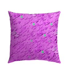 Eco-friendly bamboo grove design pillow for outdoor seating.