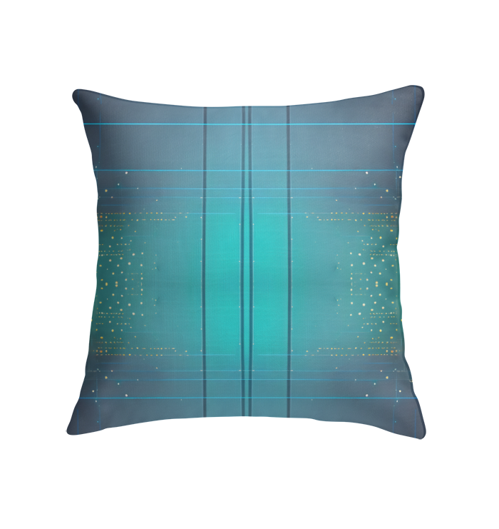 Comfortable Serene Bliss Indoor Pillow in a stylish living room setting.