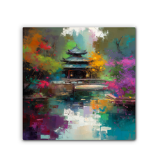 Mountain Majesty Landscape Wrapped Canvas