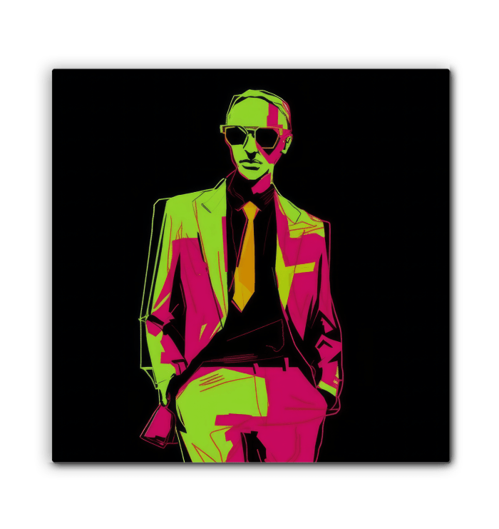 Runway Allure Fashion Canvas Print - Beyond T-shirts