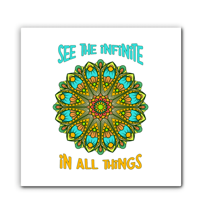 Floral Mandala Art Piece - Beyond T-shirts