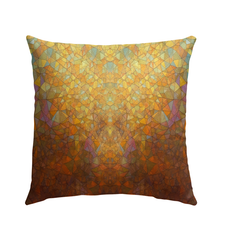 Elegant outdoor pillow featuring a giraffe in Victorian attire.