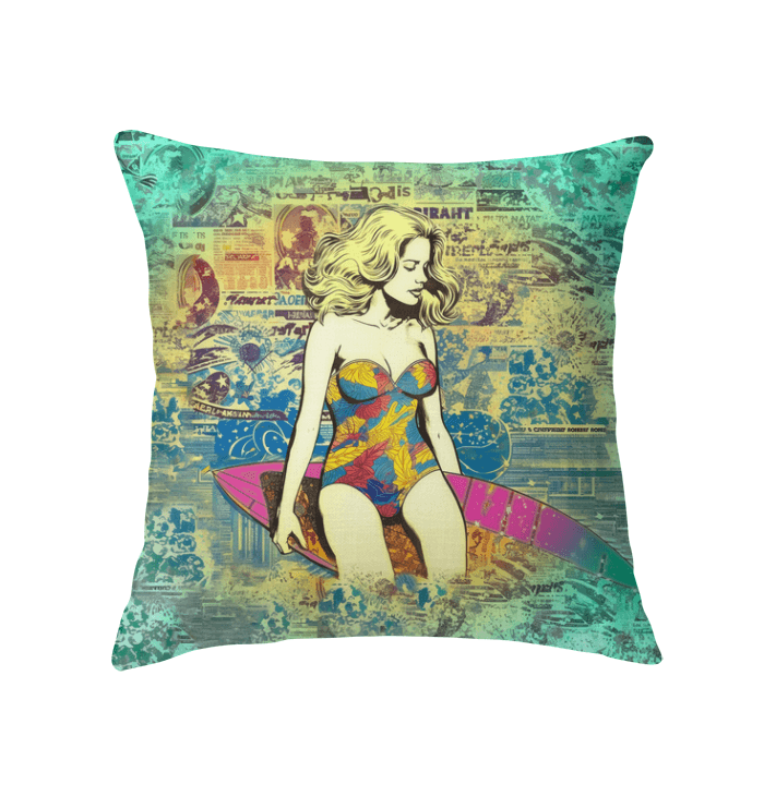 Surfing 1 23 Indoor Pillow - Beyond T-shirts