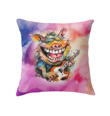 Majestic Musician's Melodic Mural Pillow