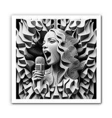 Singing Sensation Wrapped Canvas