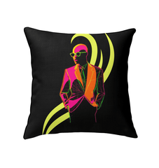 Runway Chic Fashion Pillow - Beyond T-shirts