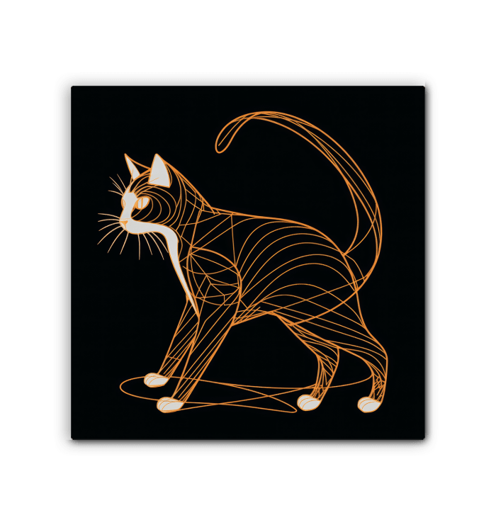 Elegant Siamese Gaze Canvas - Beyond T-shirts