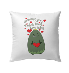 Sending You Love Today Outdoor Pillow